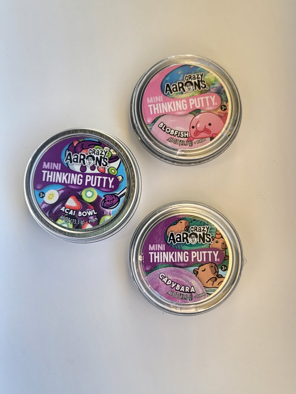 Mini Thinking Putty Lot Of 3 - Brand New Unopened